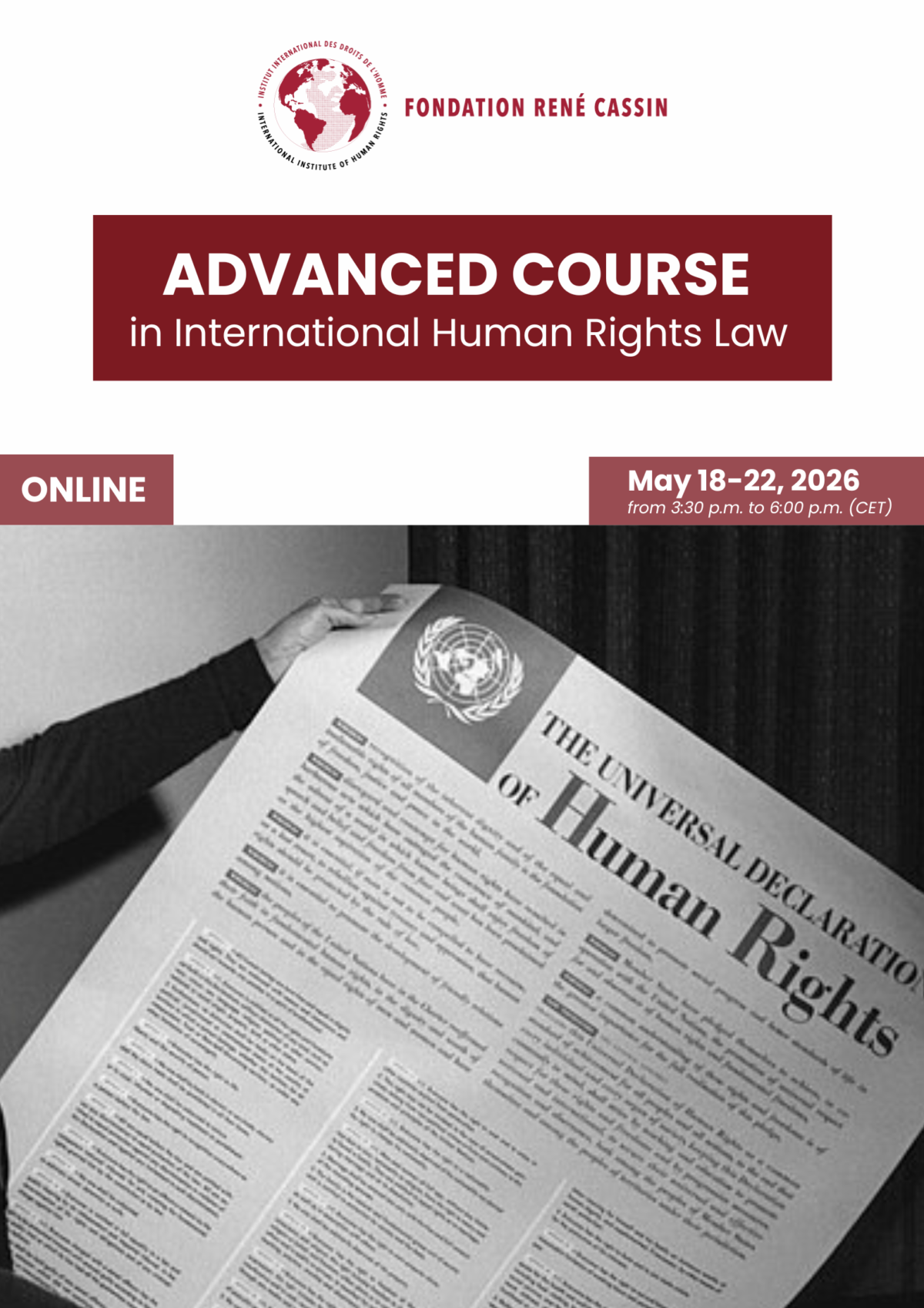 Advanced Course in International Human Rights Law (English-speaking)